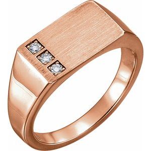 Rectangle Signet Ring (Style 9830)