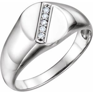 Oval Signet Ring (Style 9840)