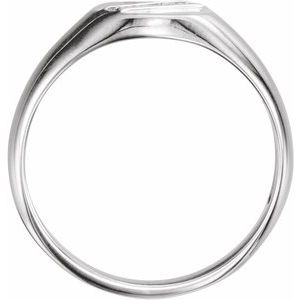 Oval Signet Ring (Style 9840)