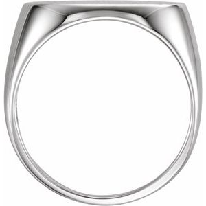 Oval Signet Ring (Style 9121)