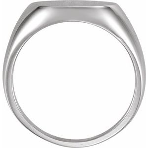 Round Signet Ring (Style 9130)