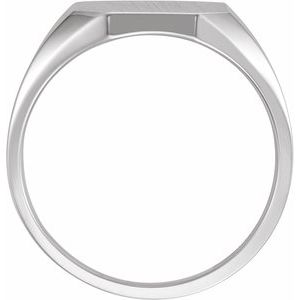 Octagon Signet Ring