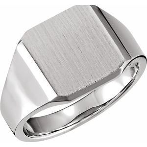 Octagon Signet Ring (Style 9453)
