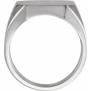 Octagon Signet Ring