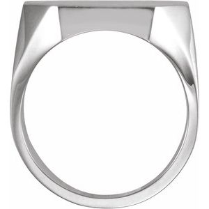 Octagon Signet Ring