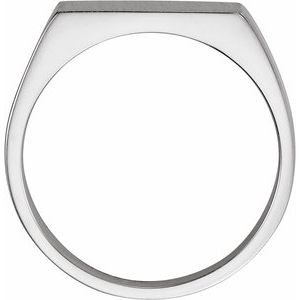 Rectangle Signet Ring (Style 9468)