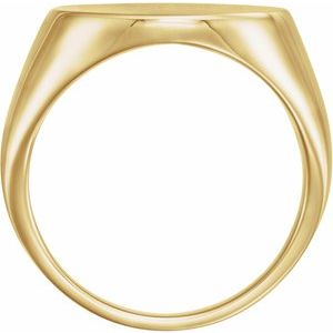Round Signet Ring (Style 9130)