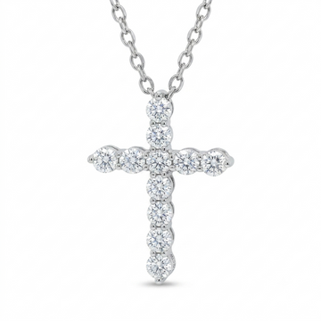 Diamond Cross Pendant 0.75ct