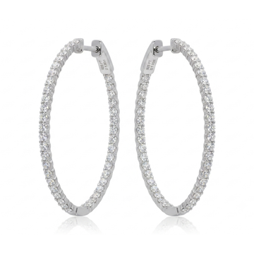 Inside-Out Hoop Earrings 1.90ct