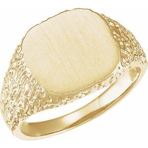 Square Signet Ring (Style 9127)