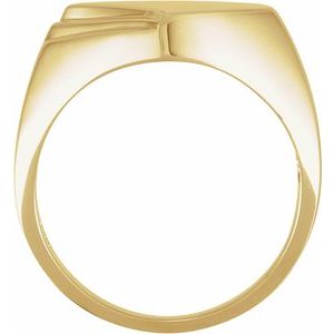 Geometric Signet Ring