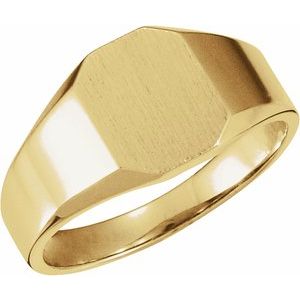 Octagon Signet Ring (Style 5669)