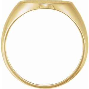 Oval Signet Ring (Style 9320)