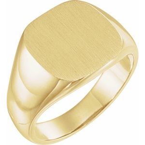 Square Signet Ring (Style 9601)