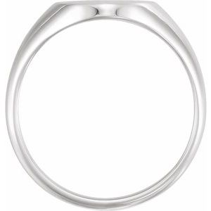 Oval Signet Ring (Style 5543)