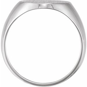 Oval Signet Ring (Style 9320)