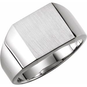 Square Signet Ring (Style 9591)
