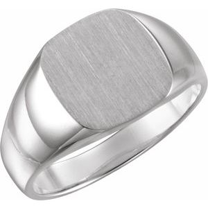 Square Signet Ring (Style 9601)