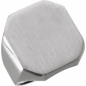 Octagon Signet Ring (Style 9128)