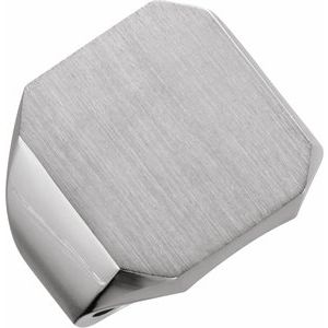 Octagon Signet Ring (Style 9128)