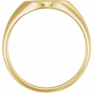 Oval Signet Ring (Style 5543)
