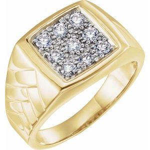 Cluster Ring (Style 9573)
