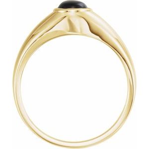 Bezel-Set Solitaire Ring