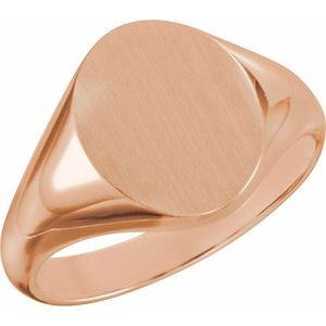 Oval Signet Ring (Style 5543)
