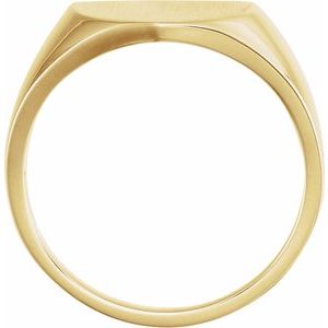Shield Signet Ring (Style 9825)