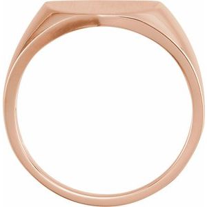 Shield Signet Ring (Style 9825)
