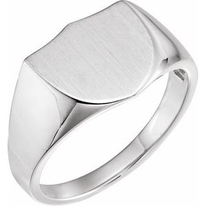Shield Signet Ring (Style 9825)