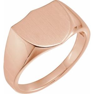 Shield Signet Ring (Style 9825)
