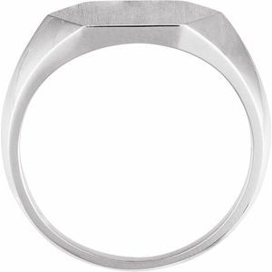 Geometric Signet Ring
