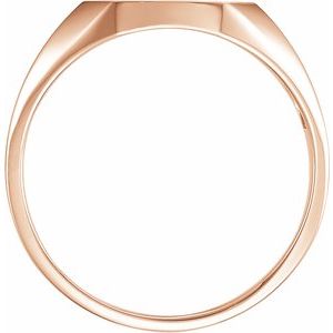 Octagon Signet Ring (Style 9128)