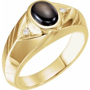 Bezel-Set Accented Ring