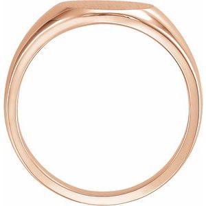 Round Signet Ring