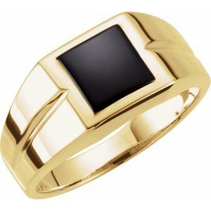 Bezel-Set Cabochon Ring