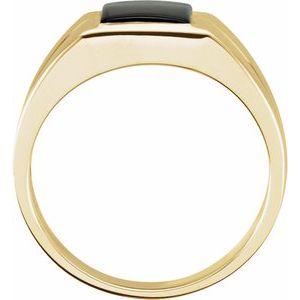 Bezel-Set Cabochon Ring