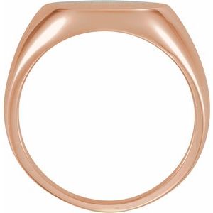 Round Signet Ring (Style 9130)
