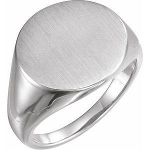 Round Signet Ring (Style 9130)