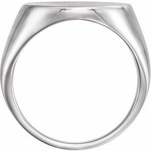 Round Signet Ring (Style 9130)