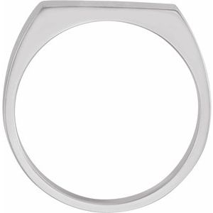 Rectangle Signet Ring (Style 9468)