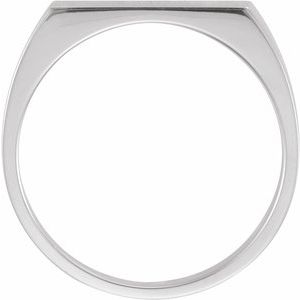 Rectangle Signet Ring (Style 9468)