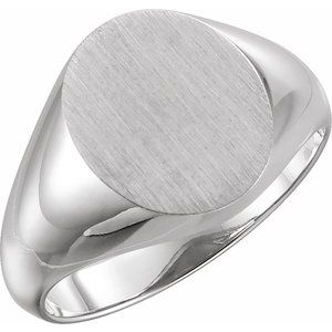 Oval Signet Ring (Style 9600)