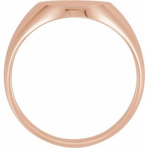 Oval Signet Ring (Style 9600)