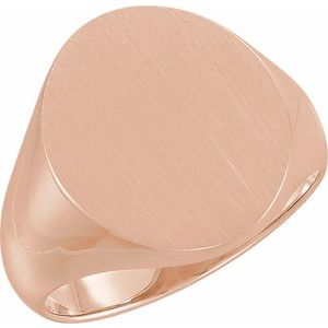 Oval Signet Ring (Style 9600)