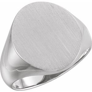 Oval Signet Ring (Style 9600)