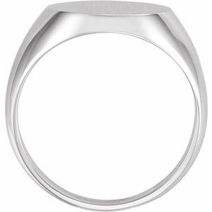 Oval Signet Ring (Style 9600)