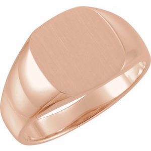 Square Signet Ring (Style 9601)