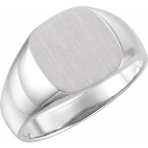 Square Signet Ring (Style 9601)